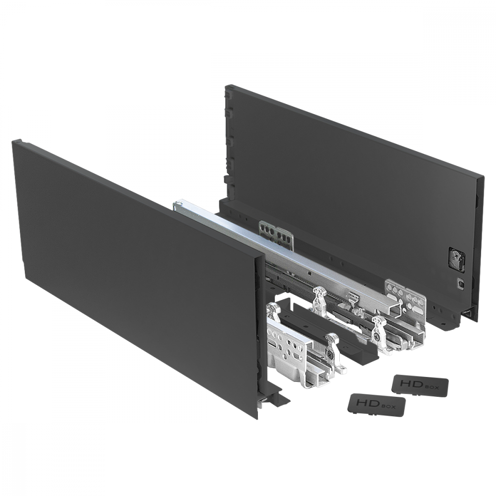 HD Slimbox 167 прямой 167*450 мм графит (6) 