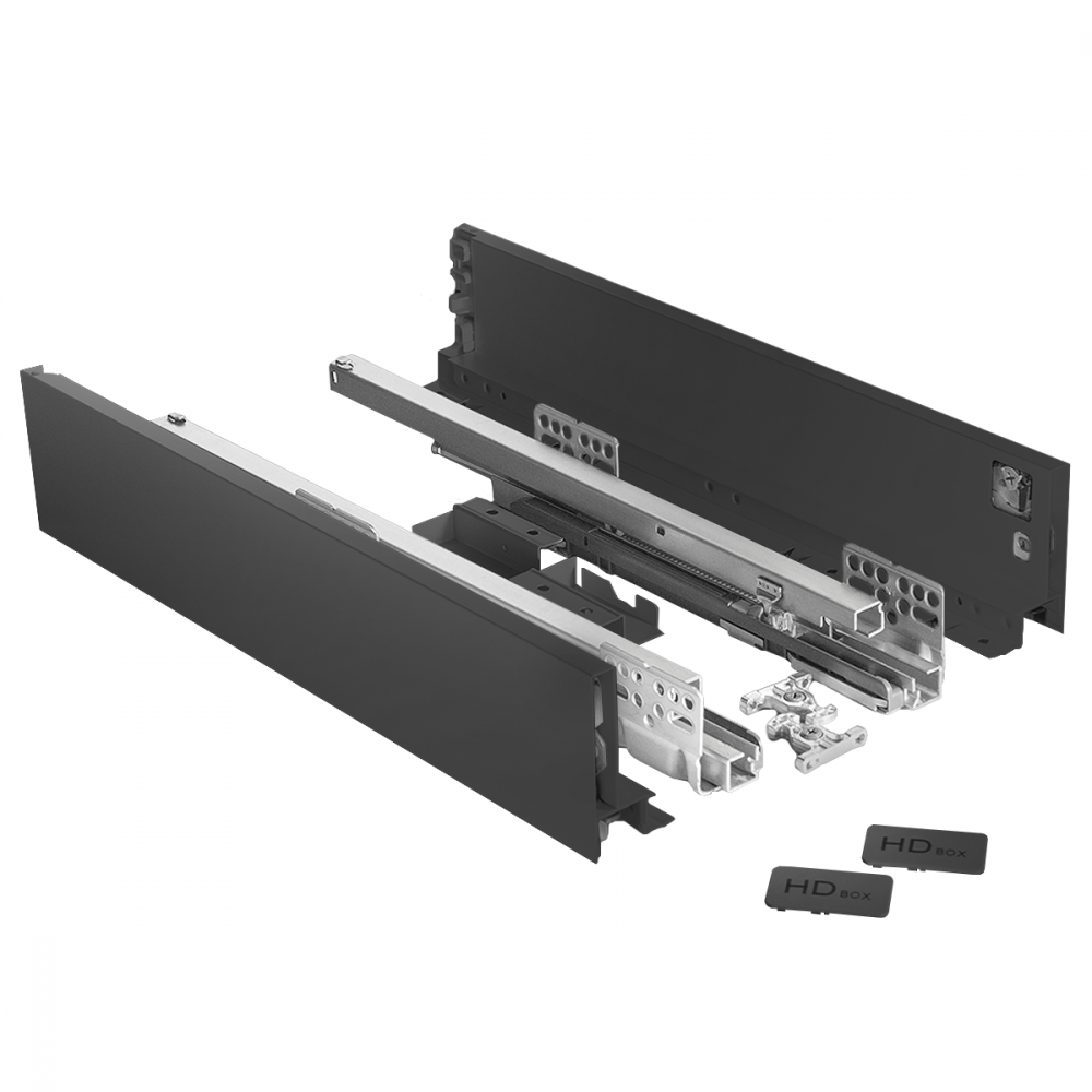 HD Slimbox  84 прямой 84*450 мм графит (6) 