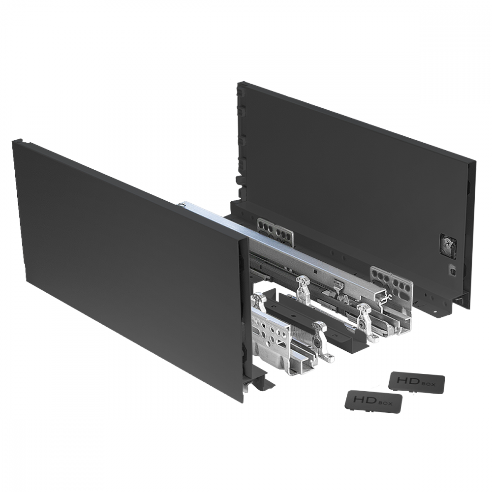 HD Slimbox 167 прямой 167*400 мм графит (6) 