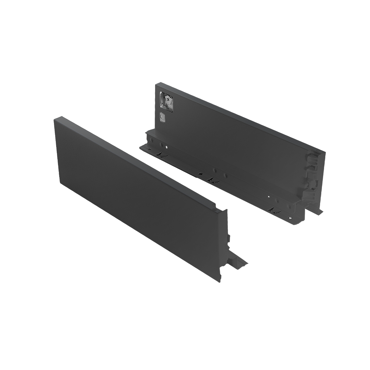 HD Slimbox  84 прямой 84*300 мм графит (6) 