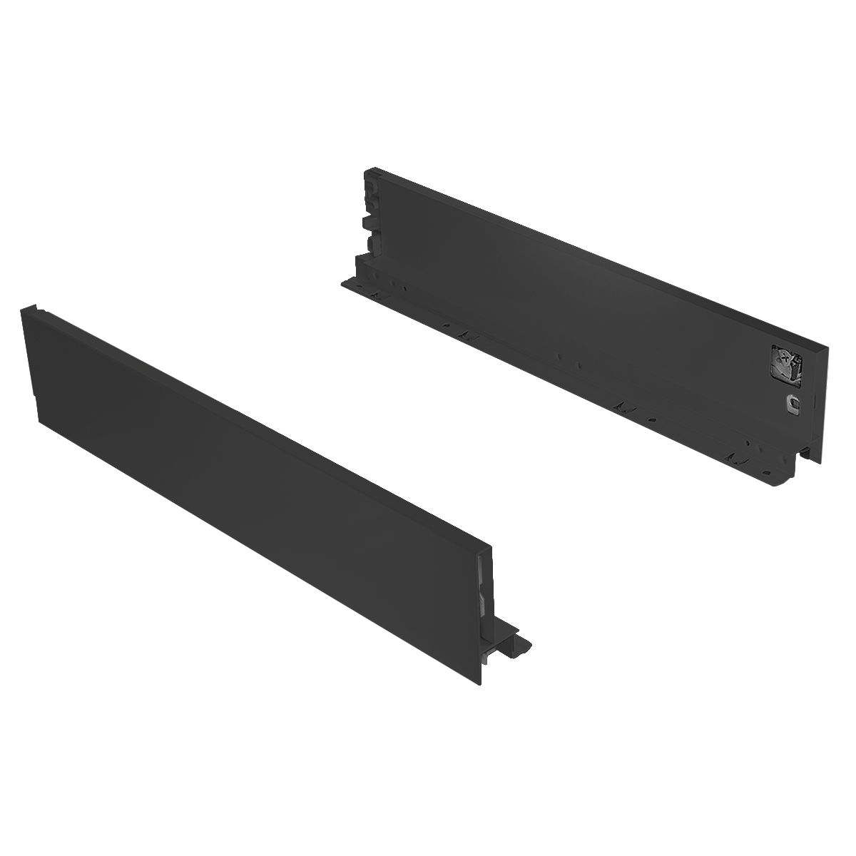 HD Slimbox  84 прямой 84*400 мм графит (6) 