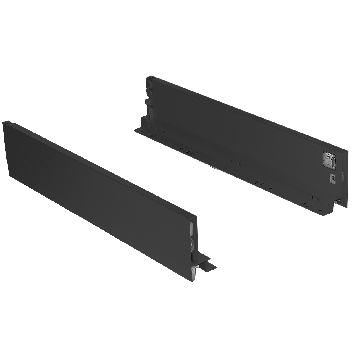 HD Slimbox  84 прямой 84*450 мм графит (6) 